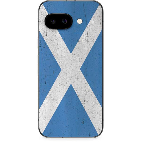 Scotland Flag Distressed Google Pixel 9a Skin